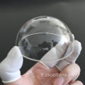 Lentille à dôme en verre optique de 100 mm de diamètre